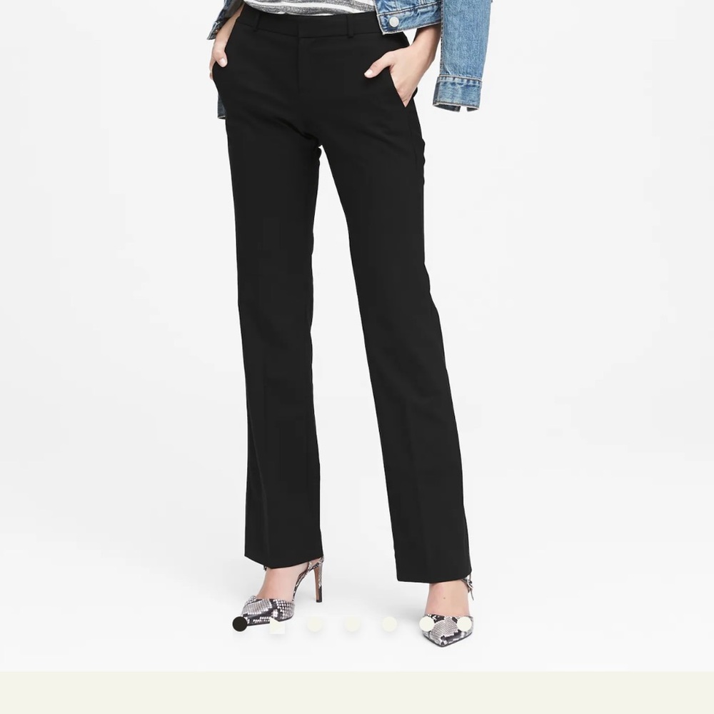 Banana Republic The Martin Fit Wool Trouser pants size Midrise 10 NWT